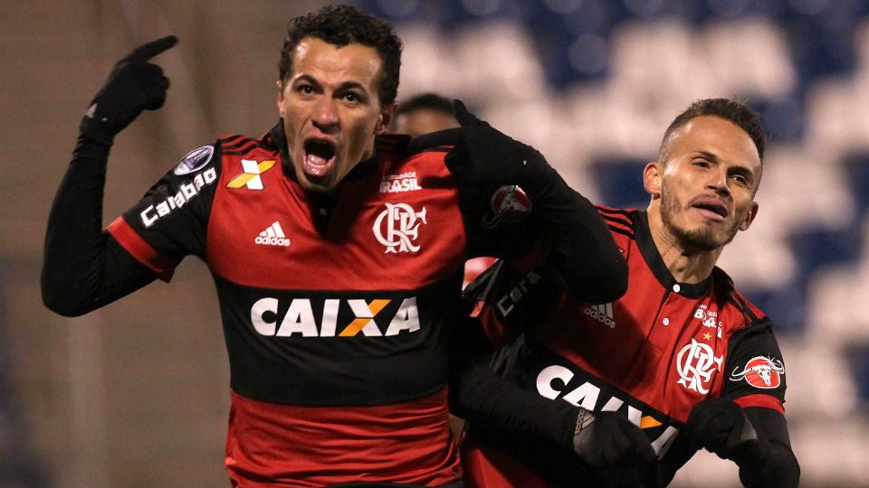 Leandro Damião Flamengo 2017 Palestino Sul-Americana gol