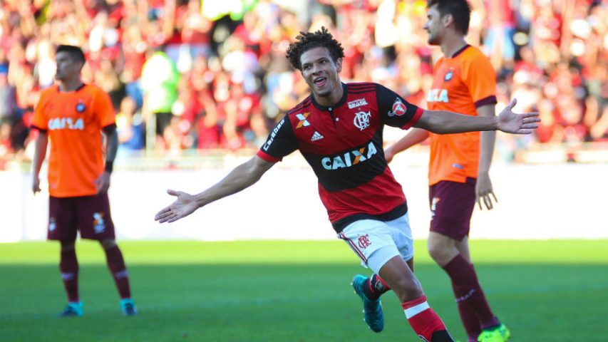 Willian Arão Flamengo Ilha do Urubu Atlético-PR 2017