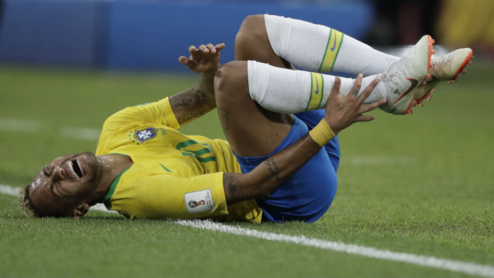 Neymar Brasil queda caiu Copa 2018