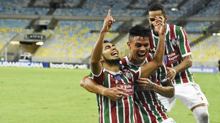 Sornoza Fluminense gol olímpico 2018 Defensor