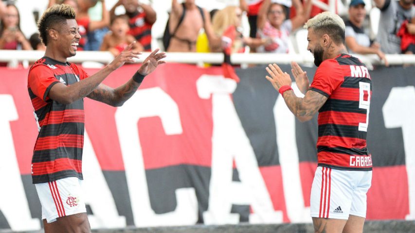 Bruno Henrique Gabigol Flamengo estreia 2019 Botafogo