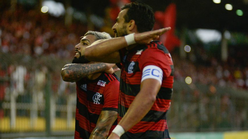 Gabigol ceifada Henrique Dourado estreia 2019 Flamengo
