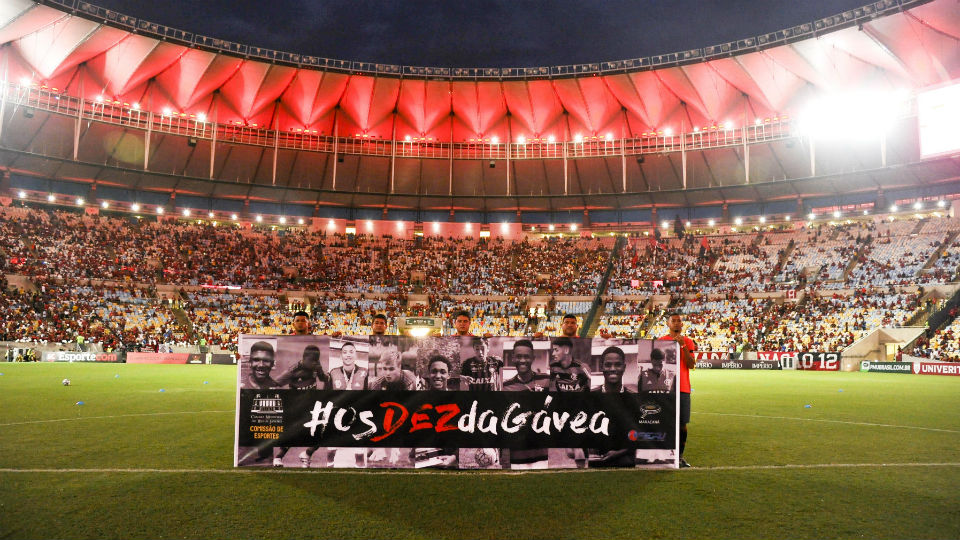 Flamengo homenagem Garotos do Ninho Maracanã
