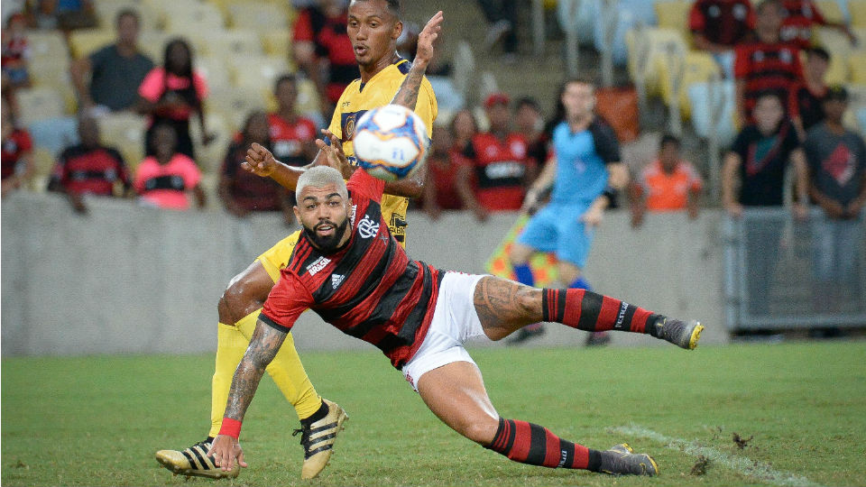 Gabigol Flamengo gol Madureira Taça Rio 2019