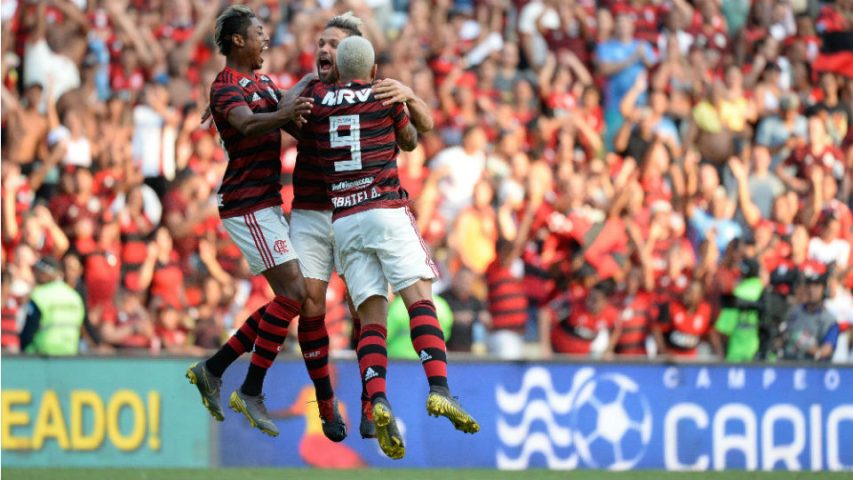 Bruno Henrique Diego Gabigol Flamengo 2019