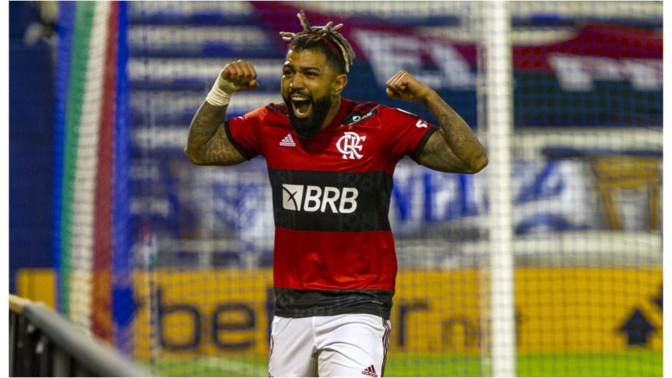 Gabigol gol Vélez Sarsfield estreia Libertadores 2021 Flamengo
