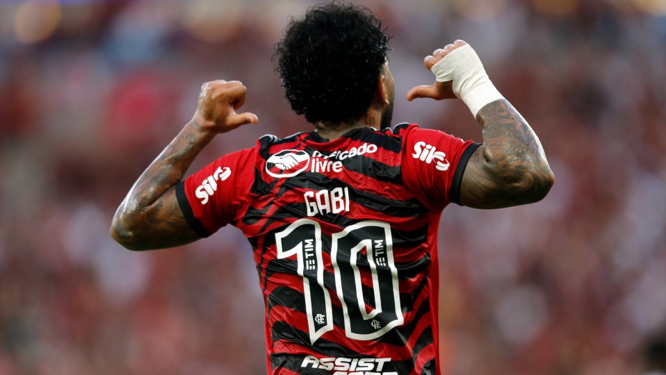 Gabigol camisa 10 estreia Flamengo