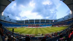 Arena das Dunas em jogo do Flamengo