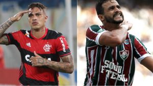 Fla-Flu Henrique Dourado Guerrero 2017