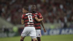 Marlos Moreno gol Flamengo Cuellar