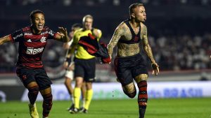 Everton Cebolinha primeiro gol Flamengo São Paulo Morumbi Copa do Brasil