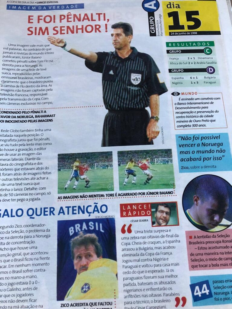 Arquivo Diário LANCE 1998